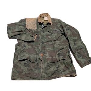 Vintage US Army Jungle Jacket Mens Size Medium 40 Camouflage Ripstop Coat